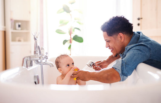 How to set up the free bath with baby?