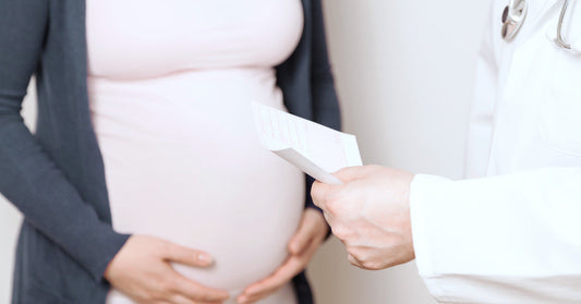 pregnant woman at the doctor for constipation