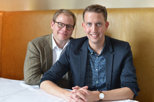 Family line: Dad, Dad, and twins