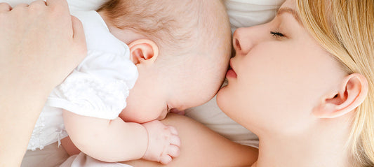 Mom breastfeeding her baby