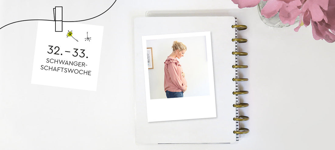 Sissi with baby bump – 32nd to 33rd week of pregnancy