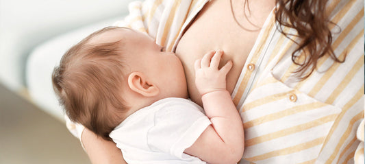 Mom breastfeeding her baby