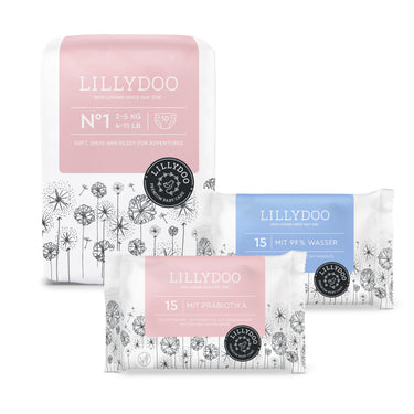 Kit d’essai avec couches et lingettes