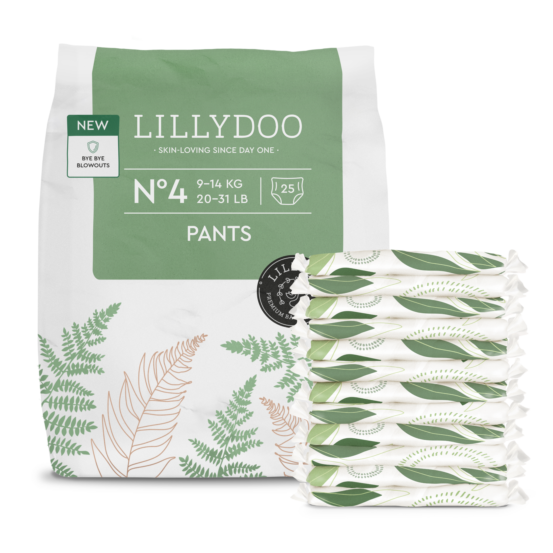 Plastic neutralized green Pants | LILLYDOO