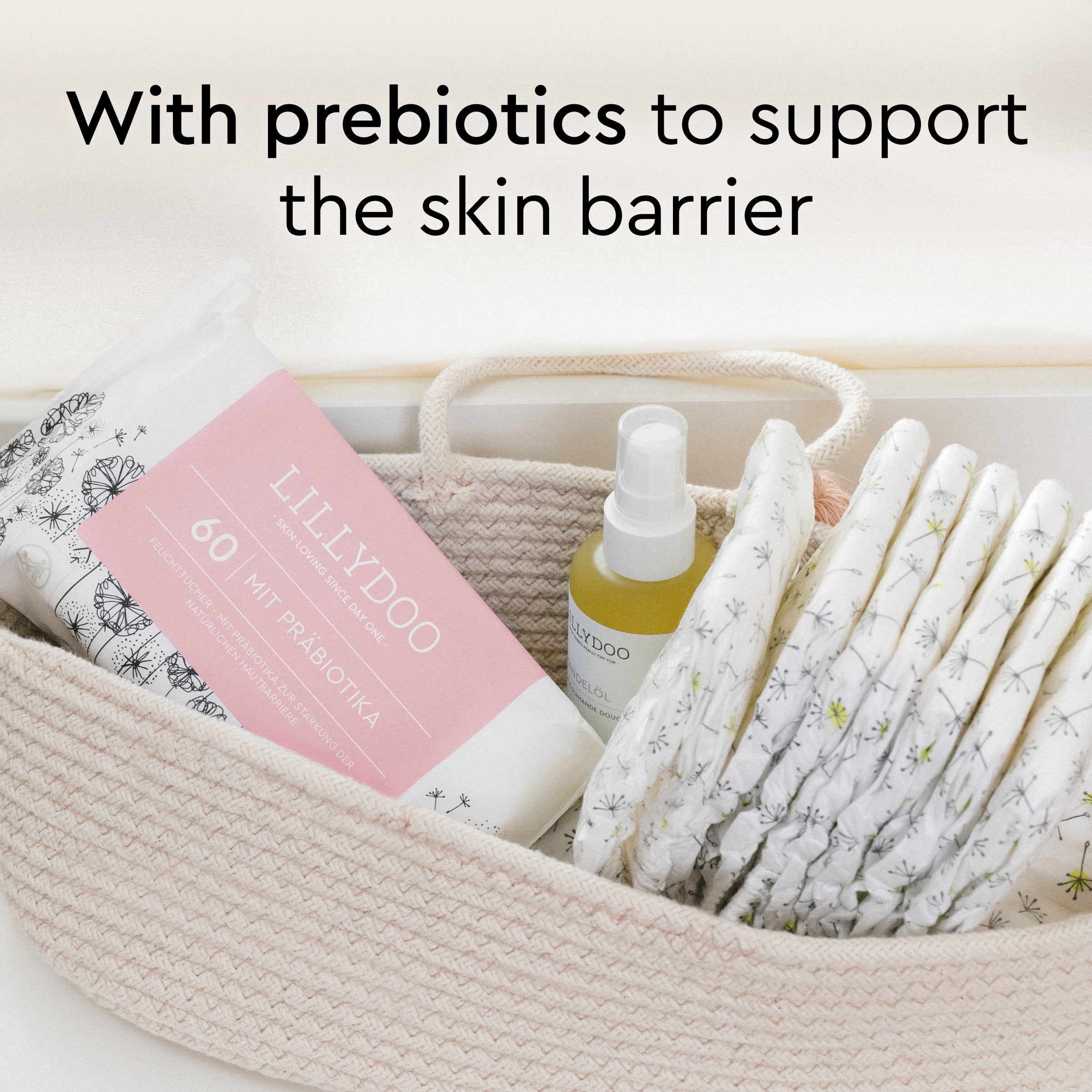 Wipes with Prebiotics |LILLYDOO